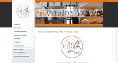 Desktop Screenshot of pro-vital-fitness.de